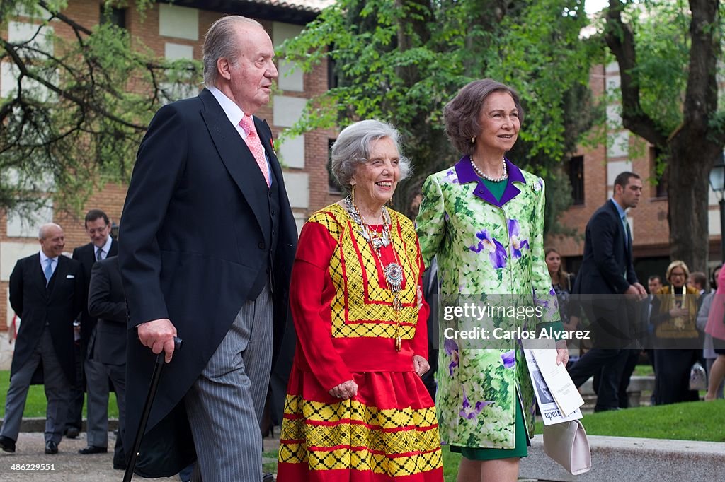 Spanish Royals Attend Cervantes Awards Ceremony 2014