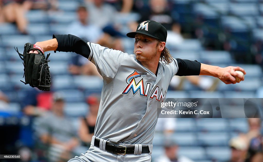 Miami Marlins v Atlanta Braves