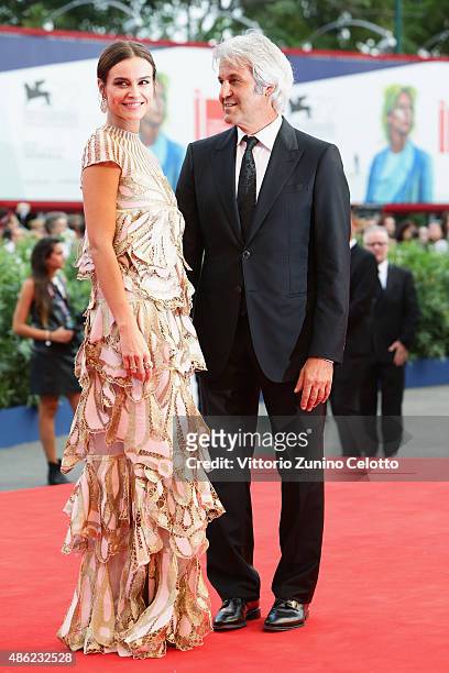 Domenico Procacci and Kasia Smutniak attend the opening ceremony and premiere of 'Everest' during the 72nd Venice Film Festival on September 2, 2015...