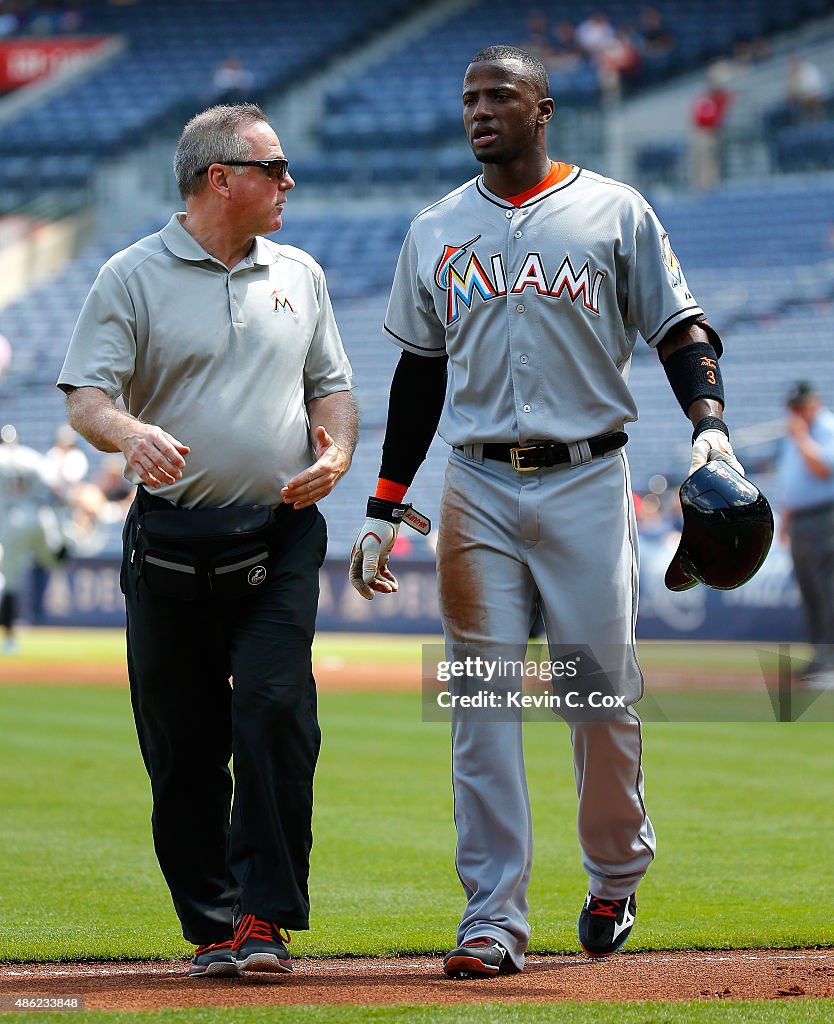 Miami Marlins v Atlanta Braves