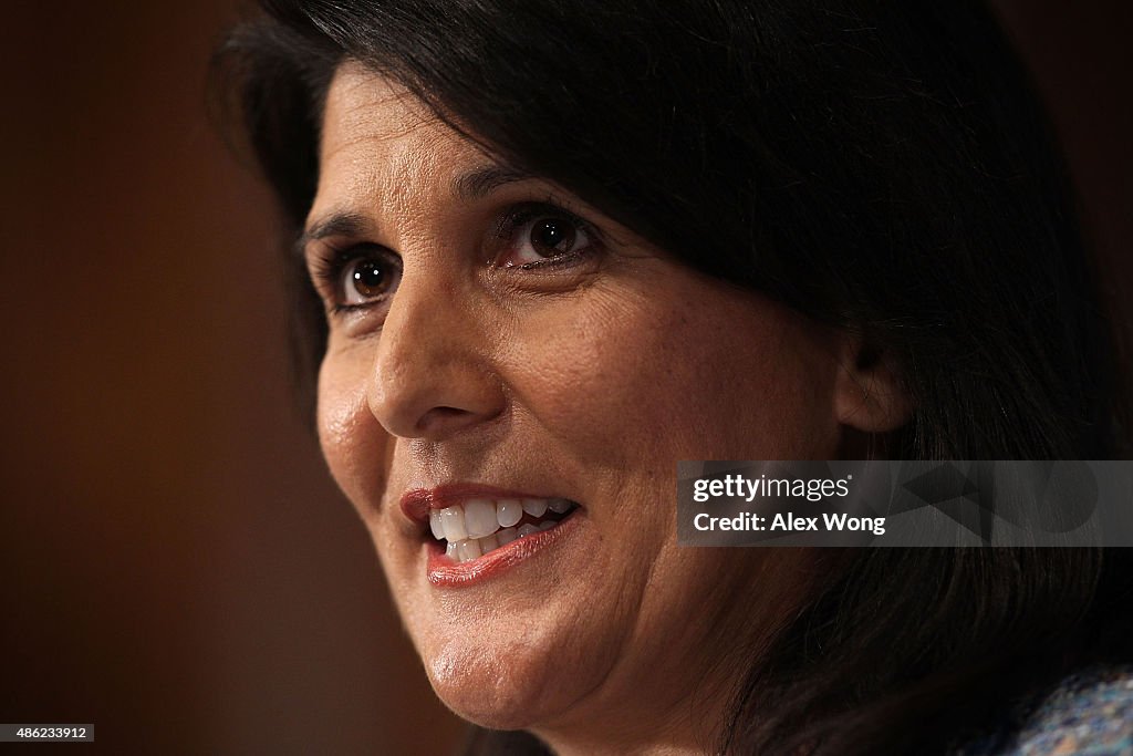 South Carolina Gov. Nicki Haley Speaks At National Press Club