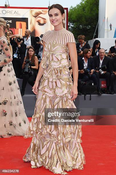 Kasia Smutniak attends the opening ceremony and premiere of 'Everest' during the 72nd Venice Film Festival on September 2, 2015 in Venice, Italy.