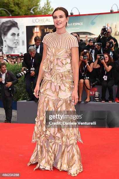 Kasia Smutniak attends the opening ceremony and premiere of 'Everest' during the 72nd Venice Film Festival on September 2, 2015 in Venice, Italy.