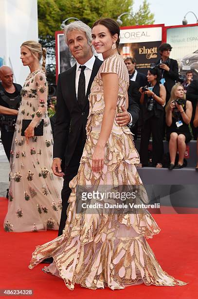 Domenico Procacci and Kasia Smutniak attend the opening ceremony and premiere of 'Everest' during the 72nd Venice Film Festival on September 2, 2015...