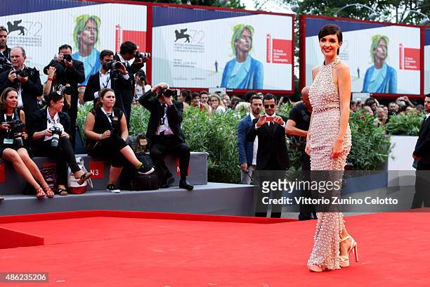 Paz Vega attends the opening ceremony and premiere of 'Everest' during the 72nd Venice Film Festival on September 2, 2015 in Venice, Italy.