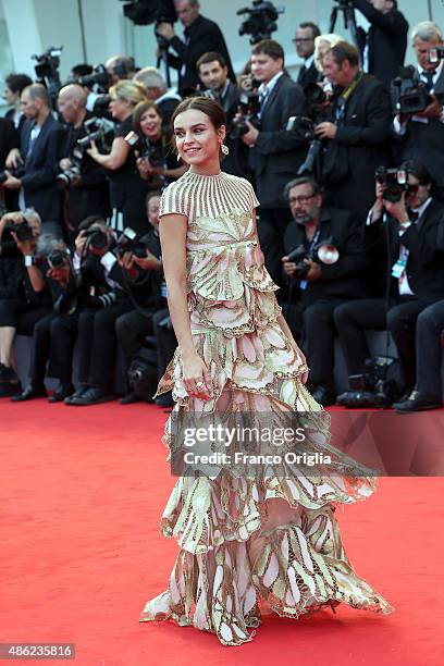 Kasia Smutniak attends the opening ceremony and premiere of 'Everest' during the 72nd Venice Film Festival on September 2, 2015 in Venice, Italy.