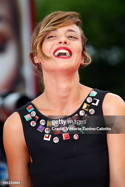 Valeria Bilello attends the opening ceremony and premiere of 'Everest' during the 72nd Venice Film Festival on September 2, 2015 in Venice, Italy.