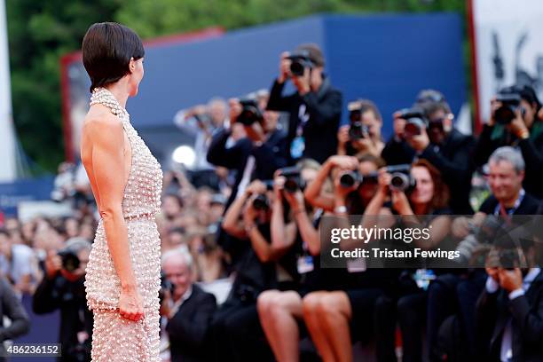 Paz Vega attends the opening ceremony and premiere of 'Everest' during the 72nd Venice Film Festival on September 2, 2015 in Venice, Italy.