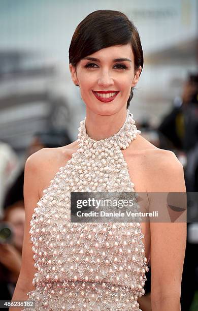 Paz Vega attends the opening ceremony and premiere of 'Everest' during the 72nd Venice Film Festival on September 2, 2015 in Venice, Italy.