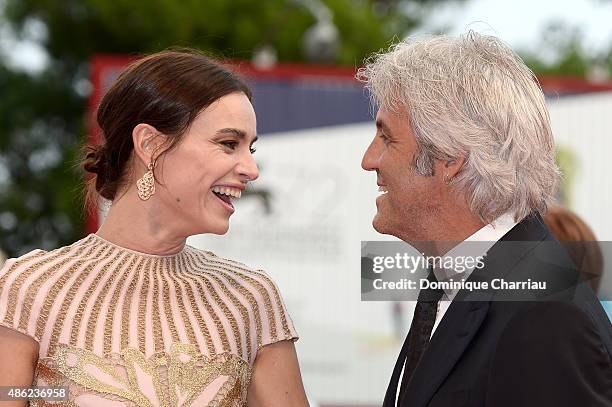 Domenico Procacci and Kasia Smutniak attend the opening ceremony and premiere of 'Everest' during the 72nd Venice Film Festival on September 2, 2015...