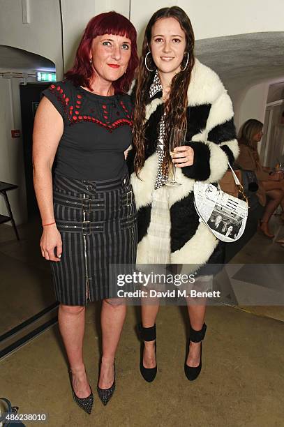 Katie Greenyer , RED OR DEAD creative director, and Ashley Williams attend as Iconic British fashion label RED OR DEAD and London based NEWGEN design...