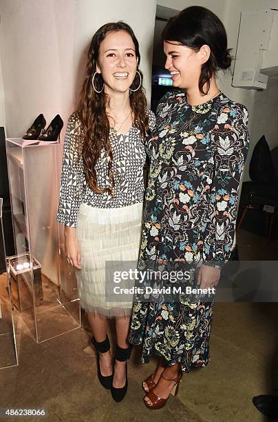 Designer Ashley Williams and Pixie Geldof attend as Iconic British fashion label RED OR DEAD and London based NEWGEN design talent Ashley Williams...