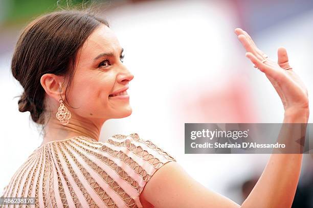 Kasia Smutniak attends the opening ceremony and premiere of 'Everest' during the 72nd Venice Film Festival on September 2, 2015 in Venice, Italy.