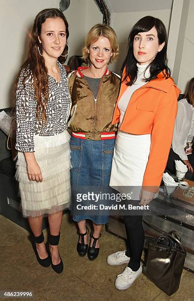 Designer Ashley Williams, Jaime Perlman and guest attend as Iconic British fashion label RED OR DEAD and London based NEWGEN design talent Ashley...