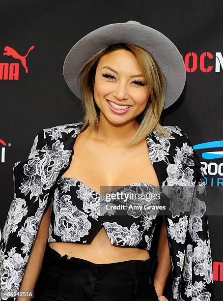 Jeannie Mai attends the Roc Nation Grammy Brunch 2015 on February 7, 2015 in Beverly Hills, California.