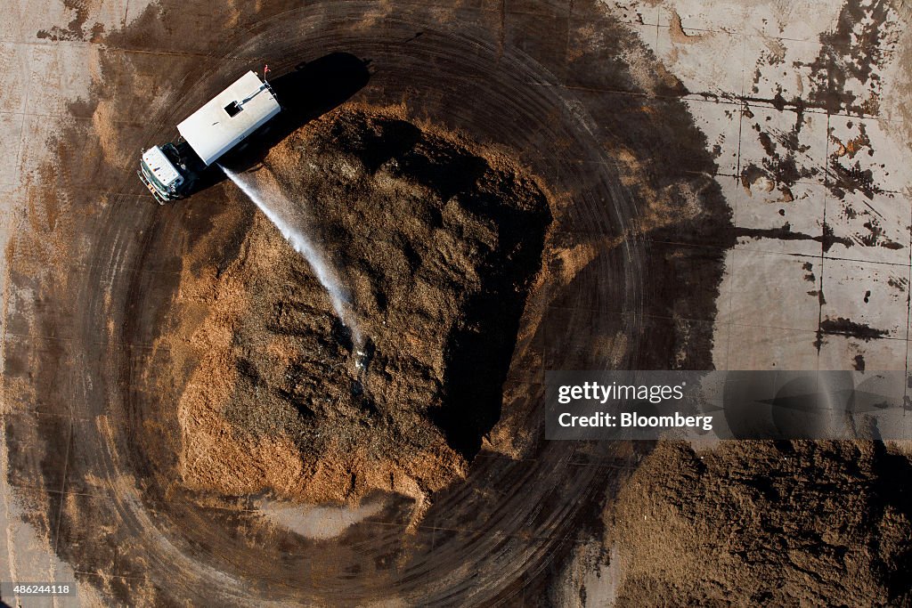 Aerial Views Of Water Usage As The California Drought Continues