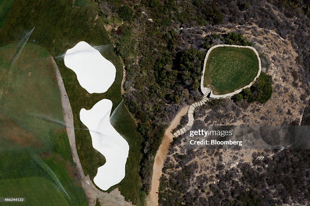 Aerial Views Of Water Usage As The California Drought Continues