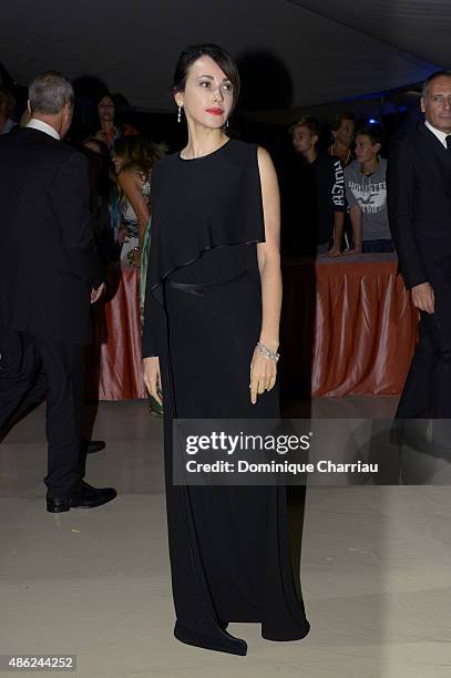 Orizzonti jury member Anita Caprioli attends the opening dinner during the 72nd Venice Film Festival on September 2, 2015 in Venice, Italy.