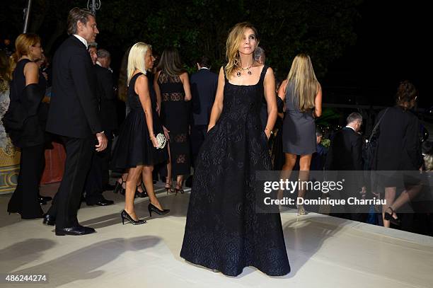 Clotilde Courau attends the opening dinner during the 72nd Venice Film Festival on September 2, 2015 in Venice, Italy.