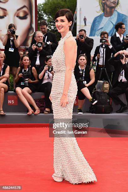 Paz Vega attends the opening ceremony and premiere of 'Everest' during the 72nd Venice Film Festival on September 2, 2015 in Venice, Italy.