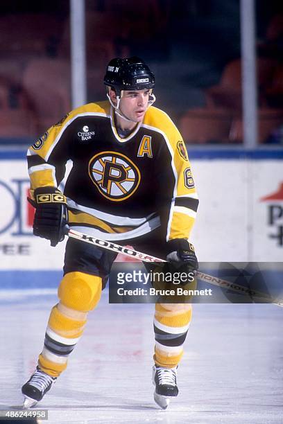 Peter Laviolette of the Providence Bruins skates on the ice during an AHL game in January, 1996.