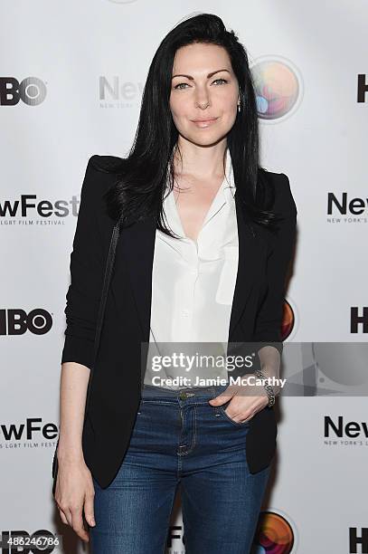 Actress Laura Prepon attends the New York premiere of "Addicted To Fresno" at SVA Theater on September 2, 2015 in New York City.