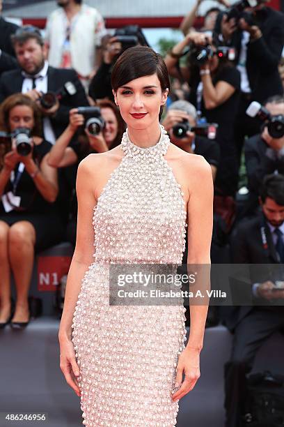 Paz Vega attends the opening ceremony and premiere of 'Everest' during the 72nd Venice Film Festival on September 2, 2015 in Venice, Italy.