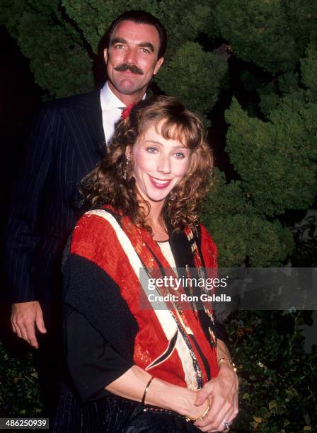 Actor Tom Selleck and wife Jillie Mack attend Frank Sinatra, Liza Minnelli & Sammy Davis, Jr. In Concert: "Frank, Liza and Sammy: The Ultimate Event"...