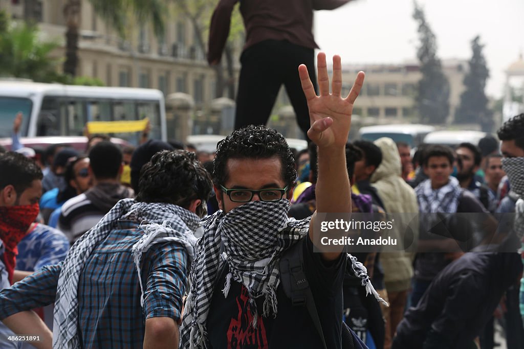 Anti coup protests in Cairo