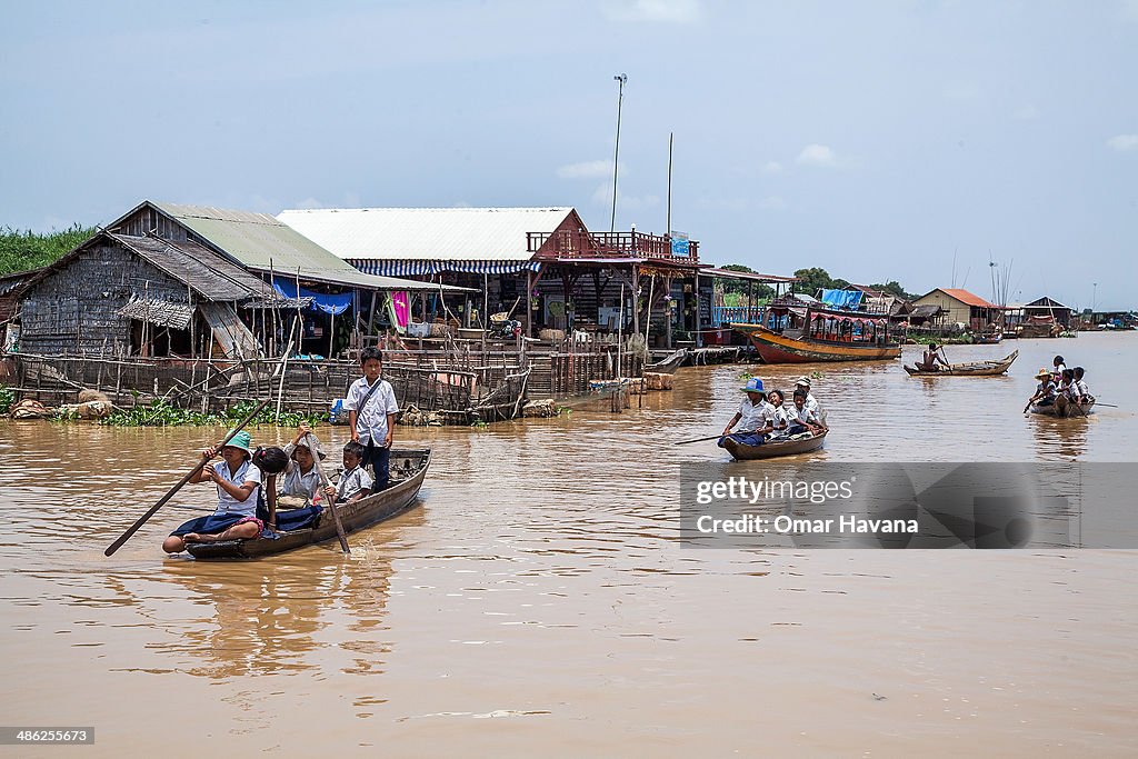 Fishing Laws And Environmental Changes Leave Cambodia's Floating Village Under Threat