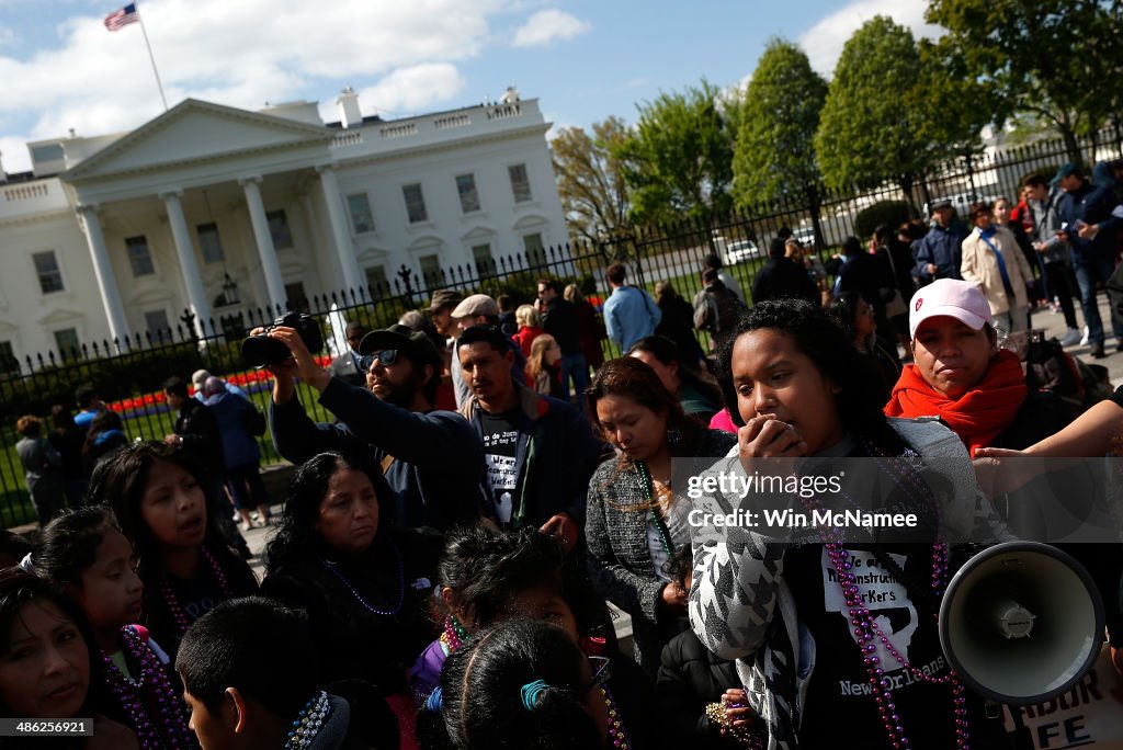 Children Join DC Rally Calling For End Of Deportation Of Immigrant Parents
