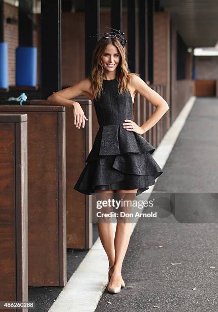 Jodi Anasta poses during the 2015 Sydney Spring Carnival launch at Royal Randwick Racecourse on September 3, 2015 in Sydney, Australia.