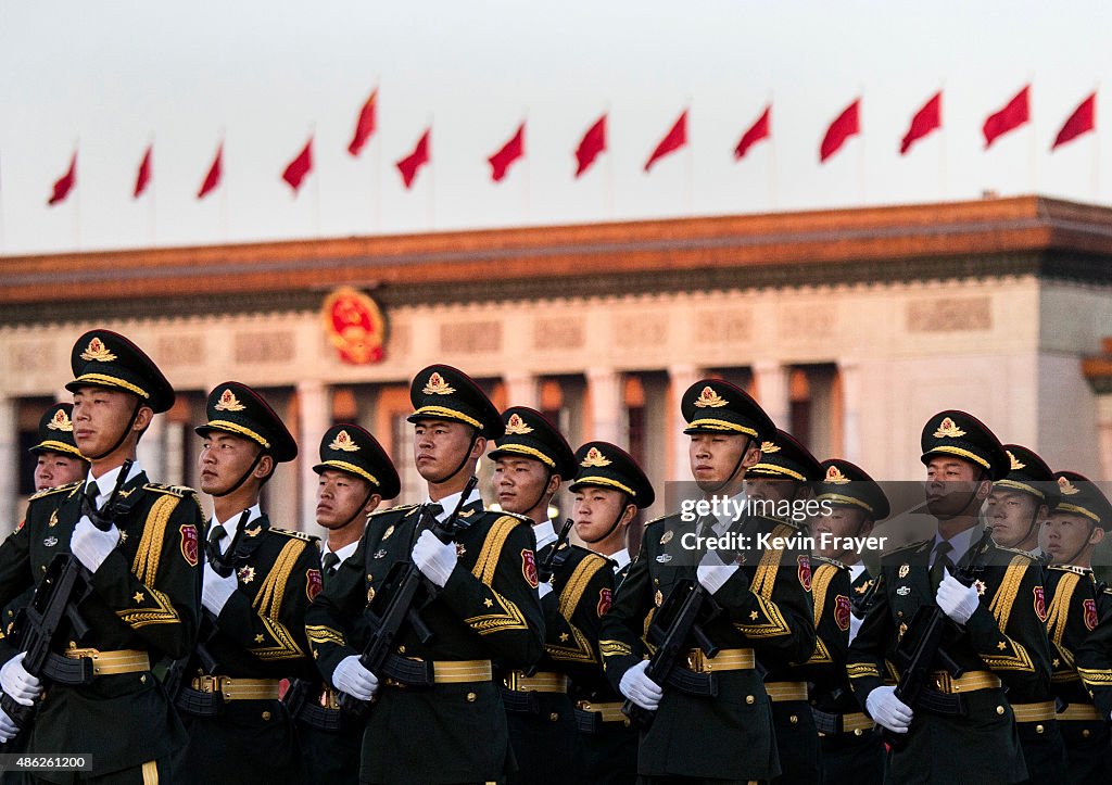 China Holds Military Parade To Commemorate End Of World War II In Asia