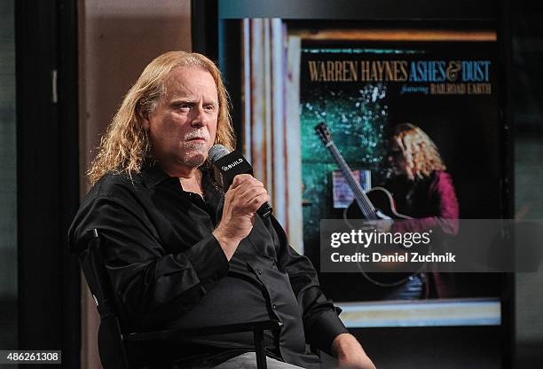 Musician Warren Haynes attends AOL Build to discuss his new album 'Ashes And Dust' at AOL Studios In New York on September 2, 2015 in New York City.