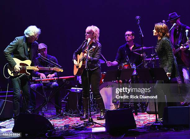 John Leventhal and Lucinda Williams join Rosanne Cash 'The River And The Thread' During Her First Artist-in-Residence Show at The Country Music Hall...