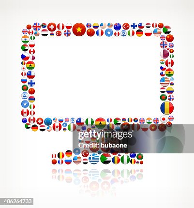Computer Science Flags Computer World Flags Royalty Free Graphic High-Res Vector Graphic ...