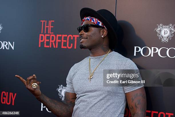 Mickey "Memphitz" Wright attends the premiere of Screen Gems "The Perfect Guy" at The WGA Theater on September 2, 2015 in Beverly Hills, California.