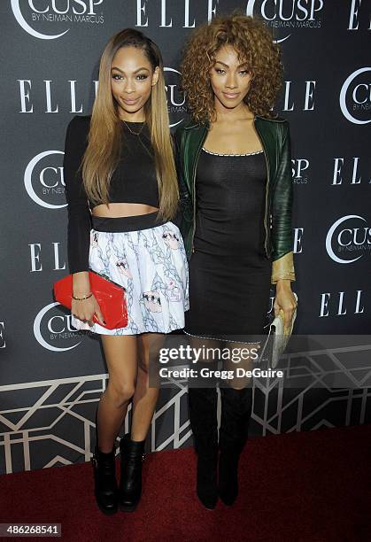 Shayne Murphy and Bria Murphy arrive at ELLE's 5th Annual Women In Music concert celebration at Avalon on April 22, 2014 in Hollywood, California.