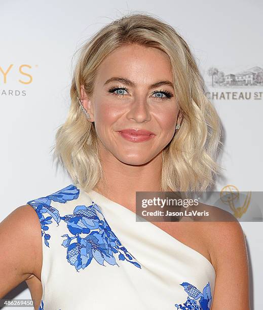 Julianne Hough attends the Television Academy's cocktail reception for the 67th Emmy Award nominees for Outstanding Choreography at Montage Beverly...