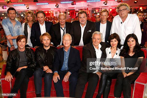 Singer Alex Beaupain, Valerie Leulliot, Michel Drucker, Michel Jonasz, Pierre Herme, Alex Lutz, Michel Onfray, Thomas Dutronc, Florian Zeller,...