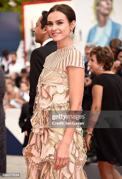 Kasia Smutniak attends the opening ceremony and premiere of 'Everest' during the 72nd Venice Film Festival on September 2, 2015 in Venice, Italy.