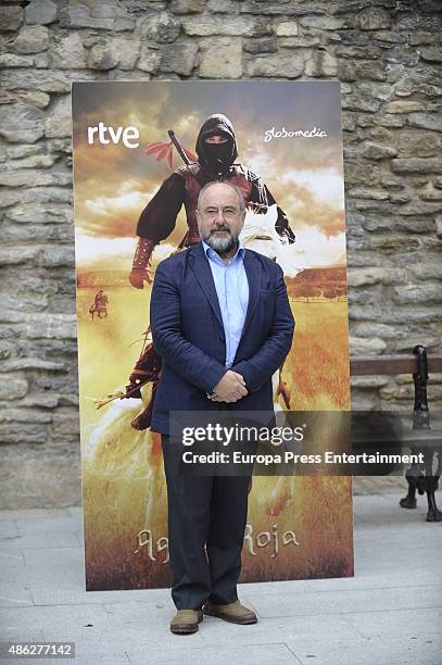 Jose Angel Egido attends 'Aguila Roja' new season photocall during FesTVal 2015 on September 2, 2015 in Vitoria-Gasteiz, Spain.