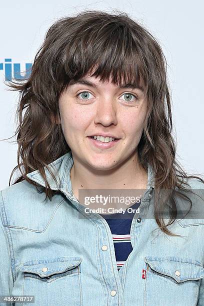 Musician Courtney Barnett visits the SiriusXM Studios on April 23, 2014 in New York City.