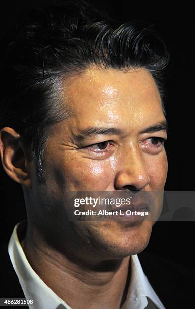 Actor Russell Wong at the screening of Safada Y Sano Productions' "Aguruphobia" held at Laemmle NoHo 7 on September 2, 2015 in North Hollywood,...