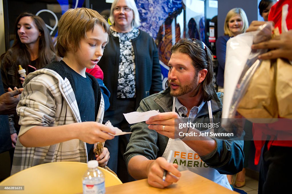 Pirates Pitcher Jason Grilli Teams Up With Feeding America To Serve Grilled Cheese Sandwiches For Americans Facing Hunger In Pittsburgh