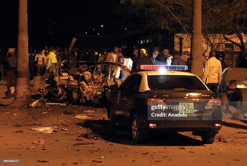 Car bombing kills 4 in Kenya