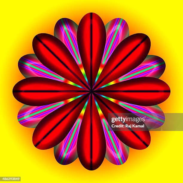 petals circular creative abstract design. - fluorescent pattern stock illustrations