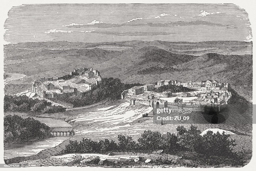 The oldest Rome, 8th century BC, published in 1878