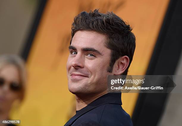 Actor Zac Efron arrives at the premiere of Warner Bros. Pictures' 'We Are Your Friends' at TCL Chinese Theatre on August 20, 2015 in Hollywood,...