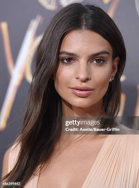 Actress Emily Ratajkowski arrives at the premiere of Warner Bros. Pictures' 'We Are Your Friends' at TCL Chinese Theatre on August 20, 2015 in...